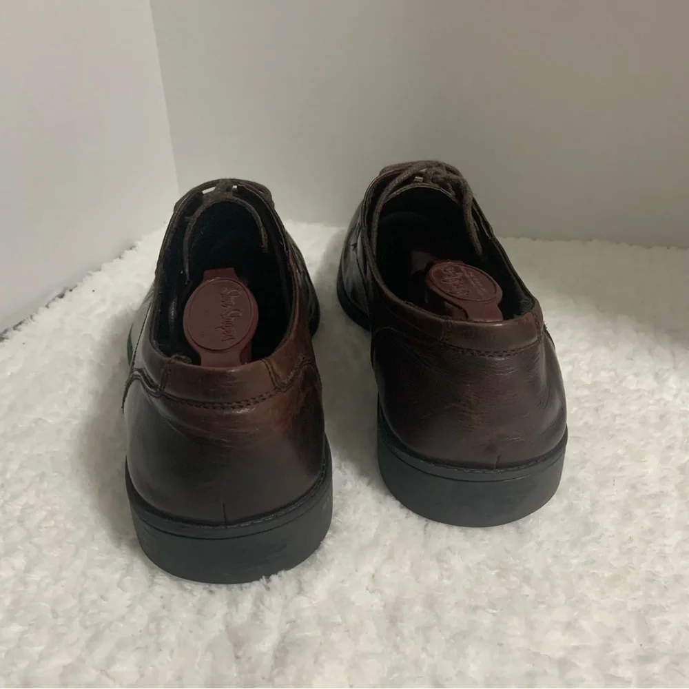 Enzo Feldini‎ Men's Loafer Shoes Mens Size 9 M Brown Leather Bicycle Toe